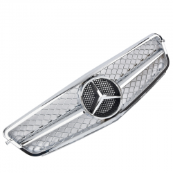 Εμπρόσθια μάσκα AMG look για Mercedes-Benz C-Class (W204, S204)